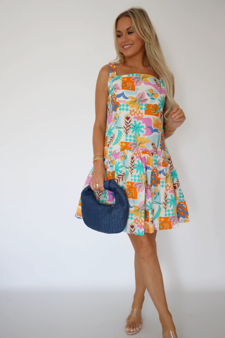 Send You a Postcard Dress (FINAL SALE)