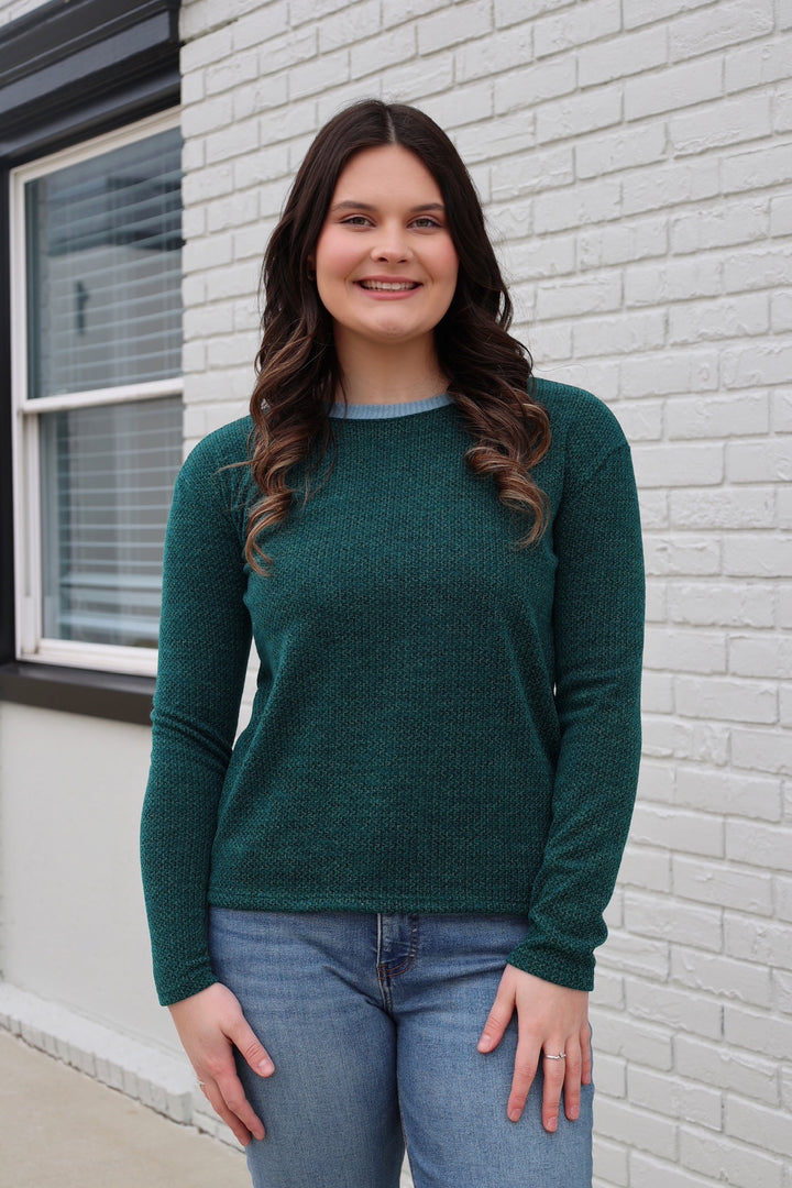 Dee Contrast Top-final sale