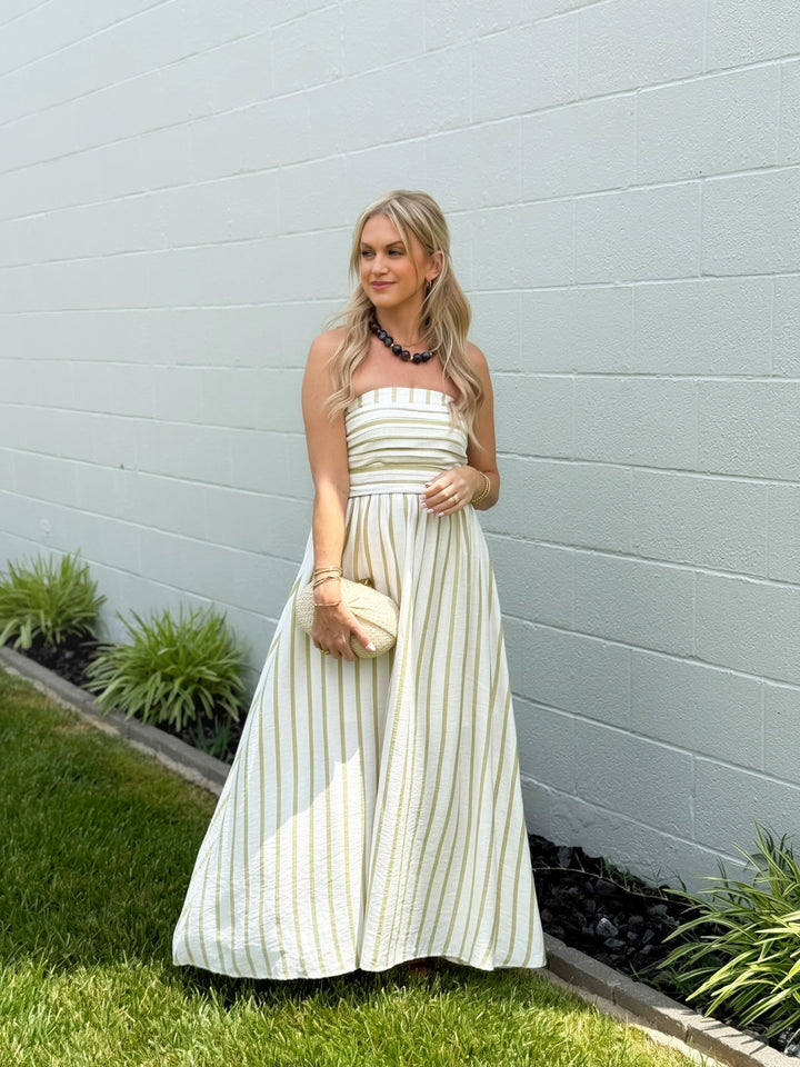 Frankie Striped Midi Dress