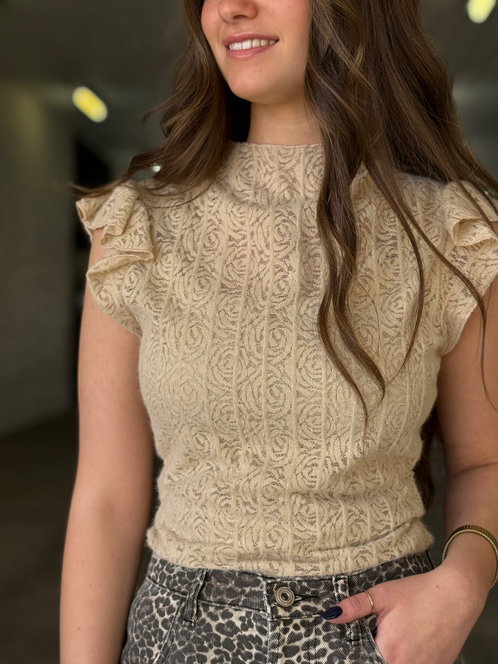 Demi Lace Top-final sale