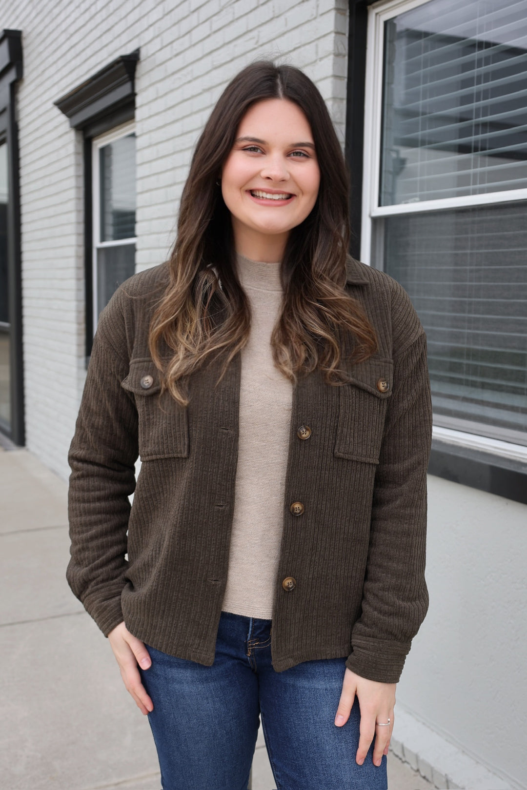 Cora Corduroy Jacket-(FINAL SALE)