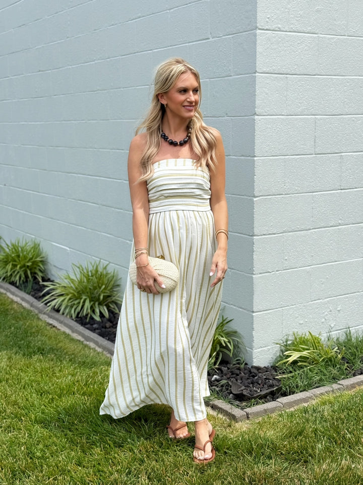 Frankie Striped Midi Dress