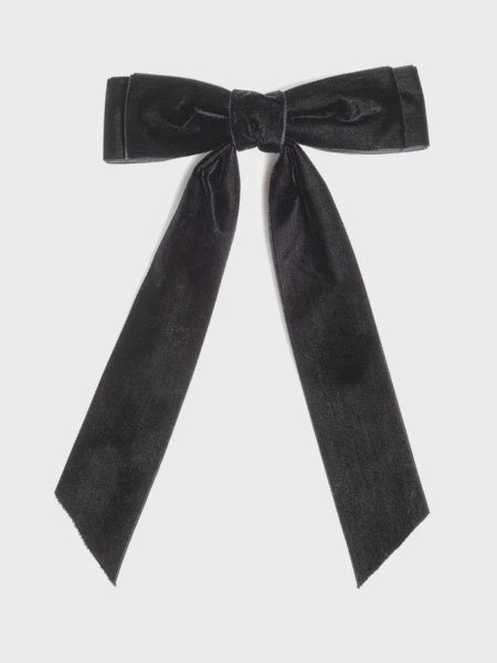 Velvet Bow Clip (FINIAL SALE)