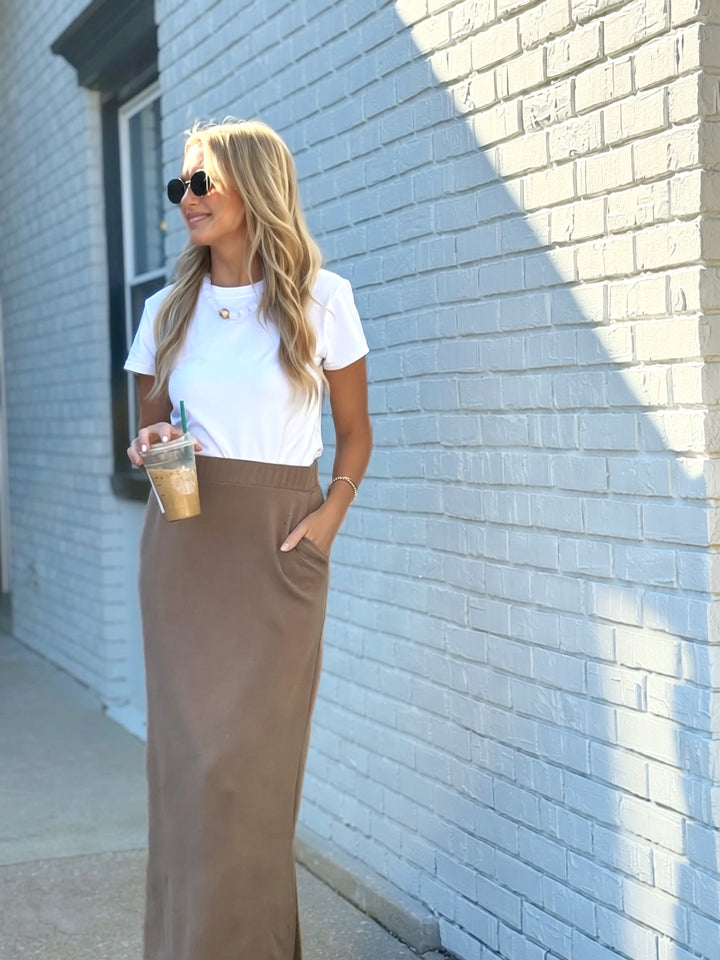 Travel Midi Skirt