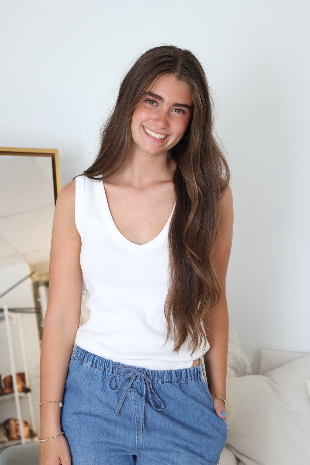 Ellie V Neck Tank