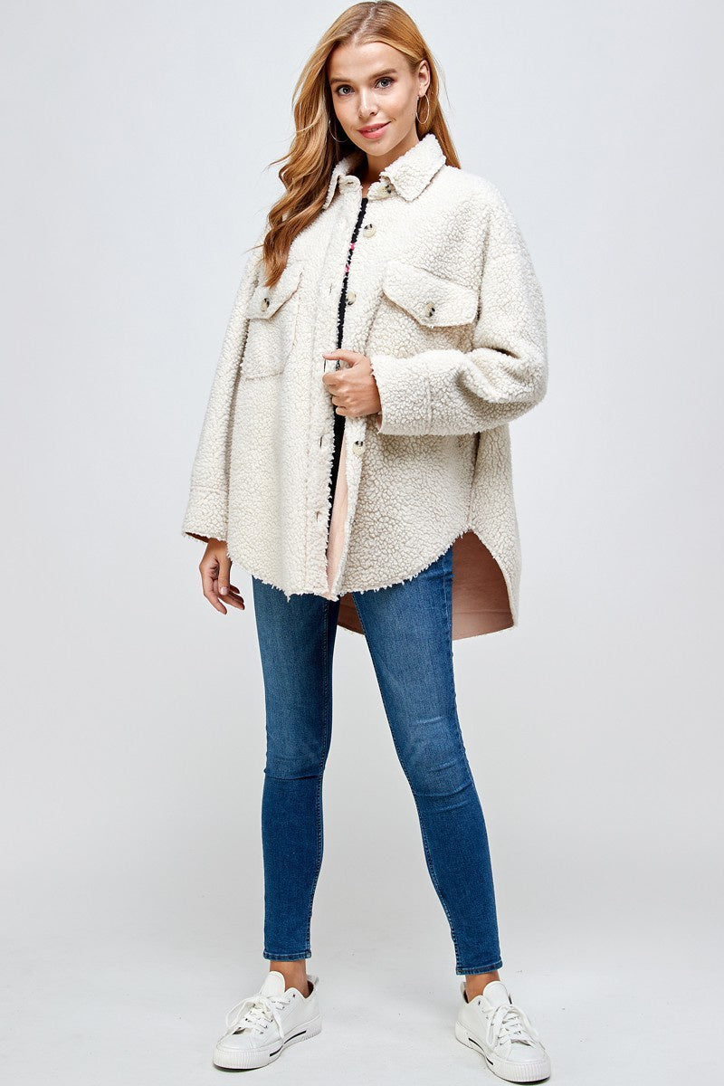Sheep Fur Jacket-(FINAL SALE)