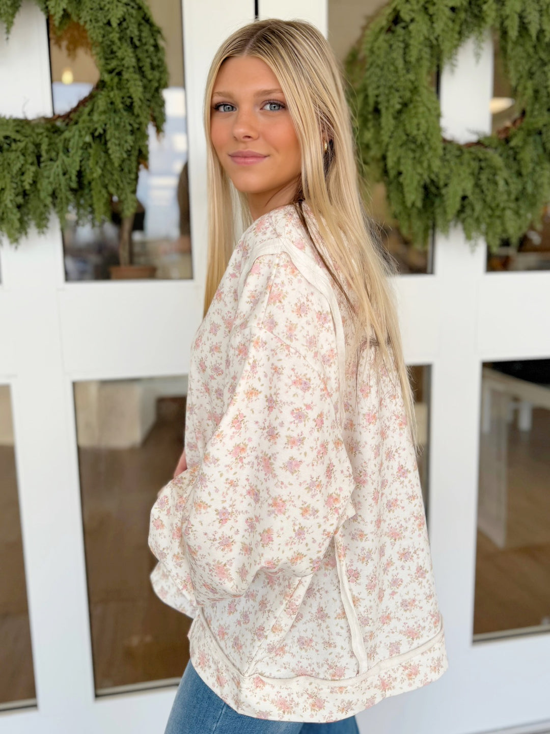 Gretchen Floral Top