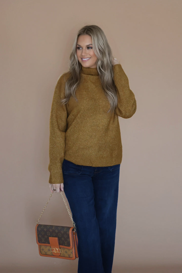 Good Thing Sweater- Camel (FINAL SALE)