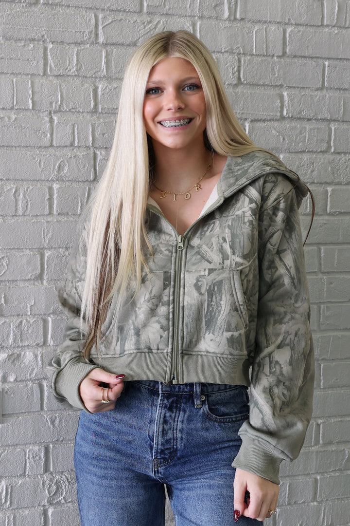Camo Hoodie Jacket