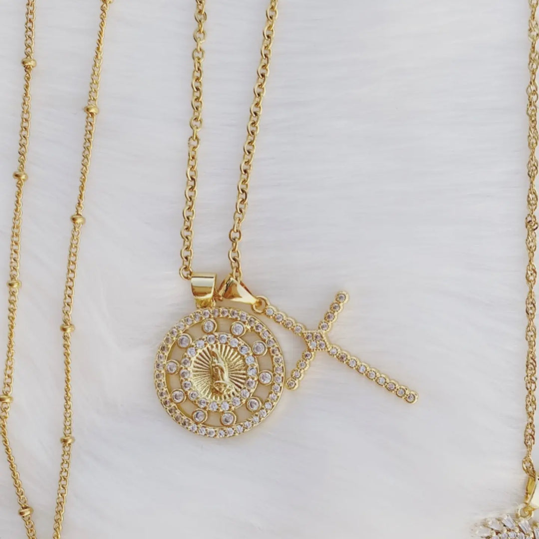 Radiant Double Chasrm Necklace