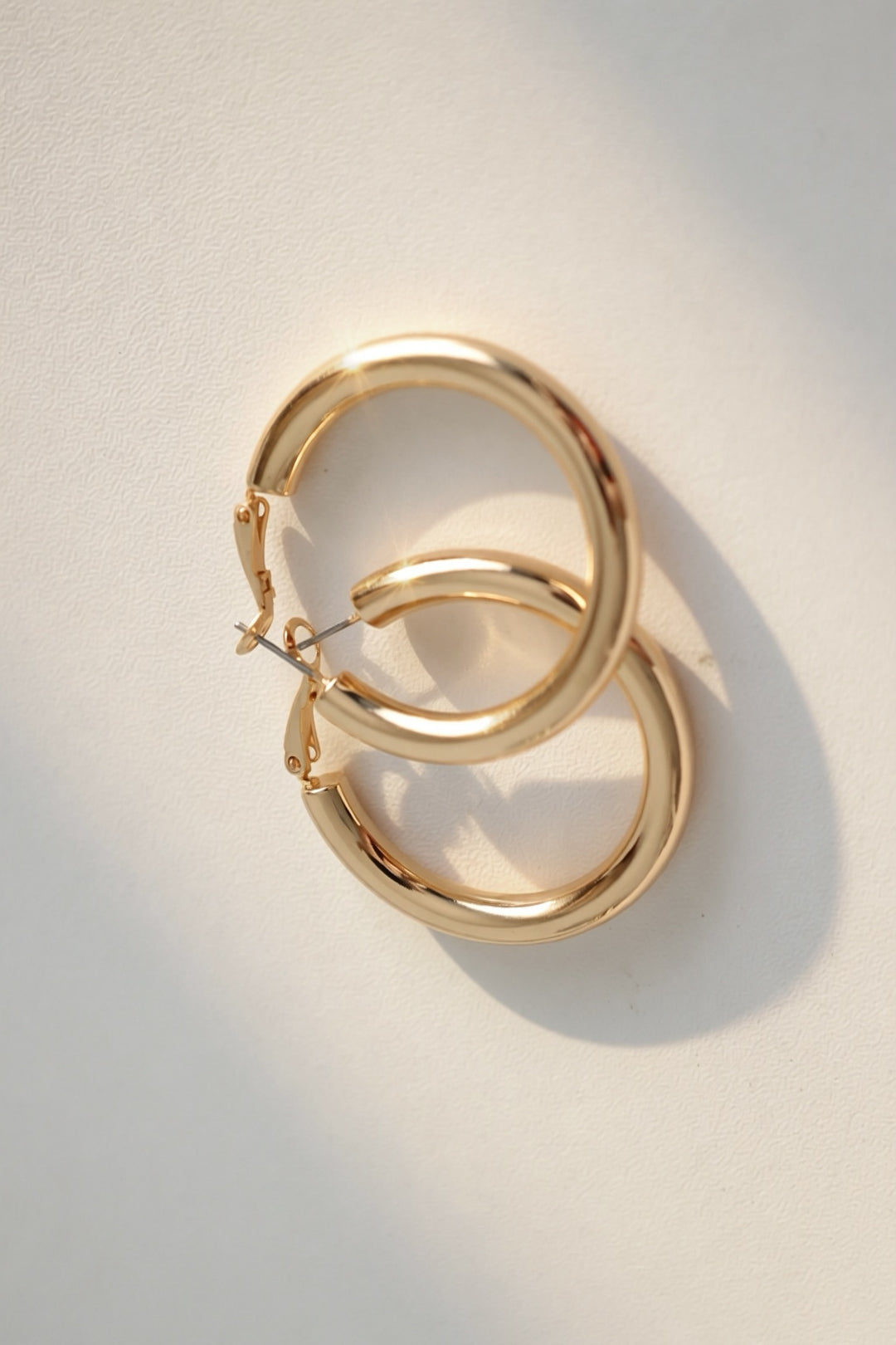 Hallie Brass Hoops