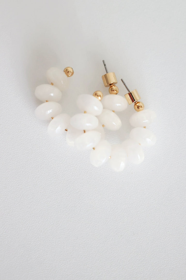 Candy Beaded Hoops