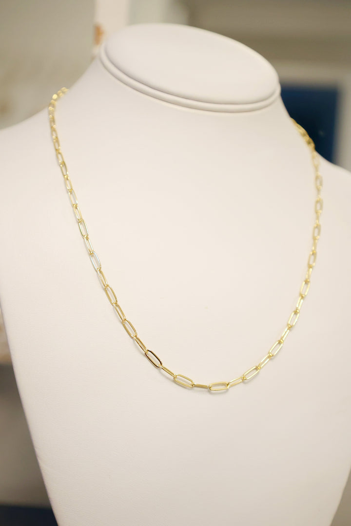 Lily Link  Necklace- Gold Plated
