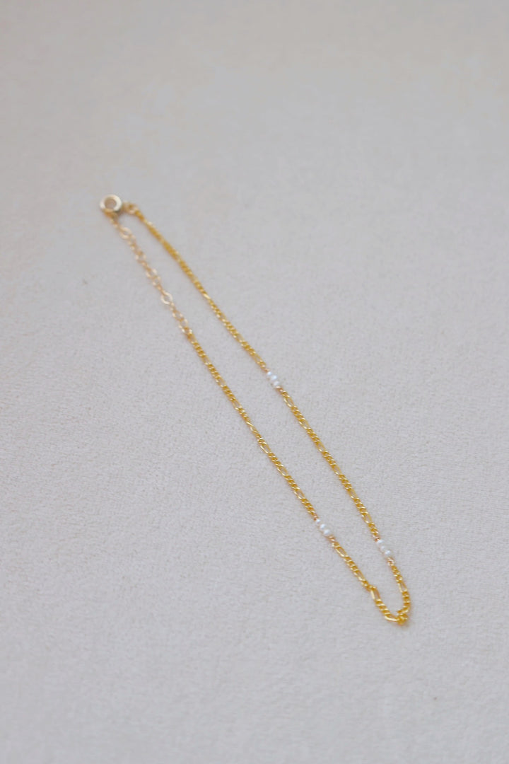 Jasmine Anklet- Gold Filled