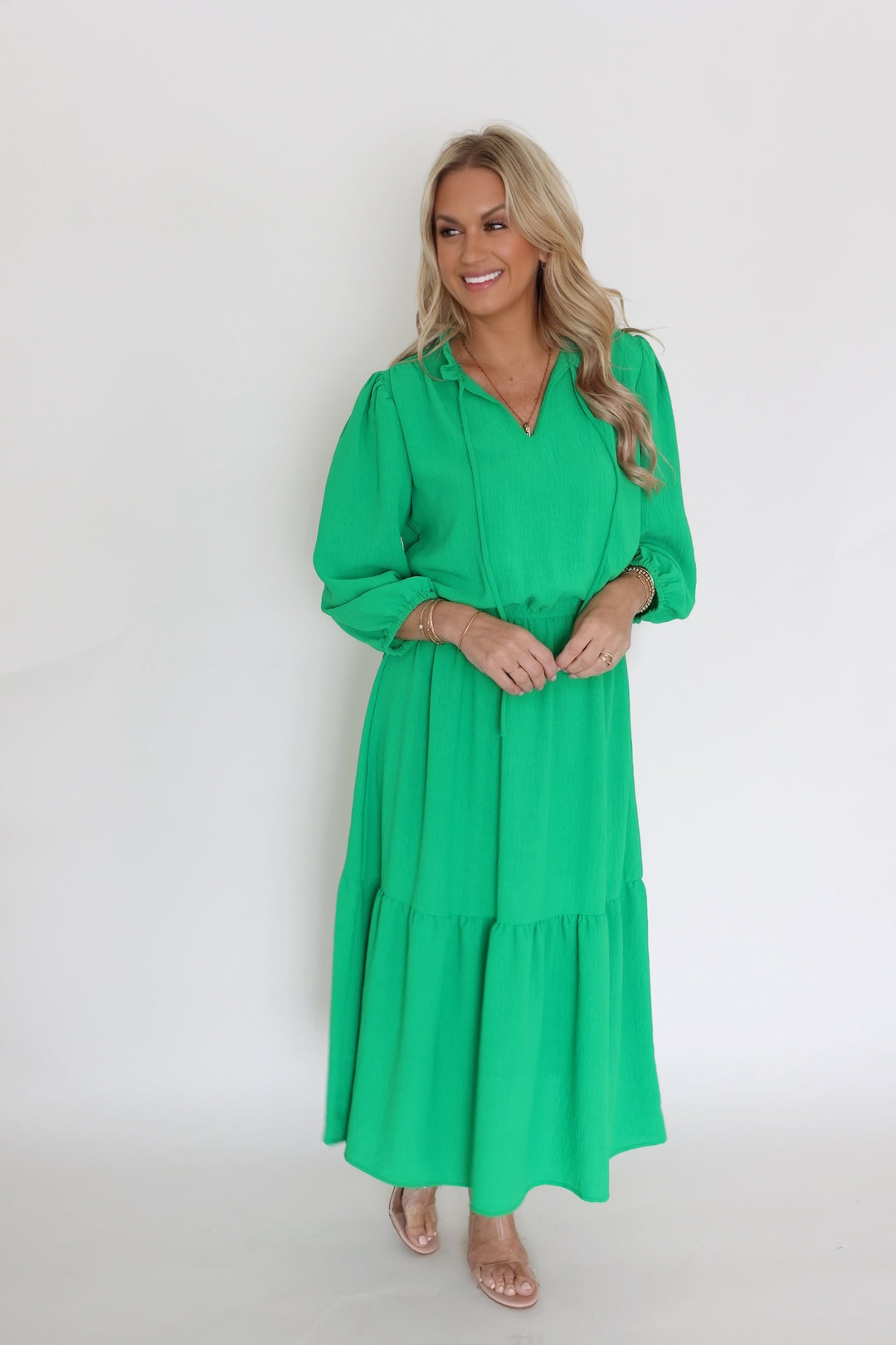 Any Occasion Dress- Kelly Green