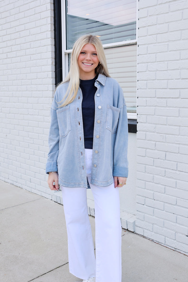 Some Say Knit Shacket