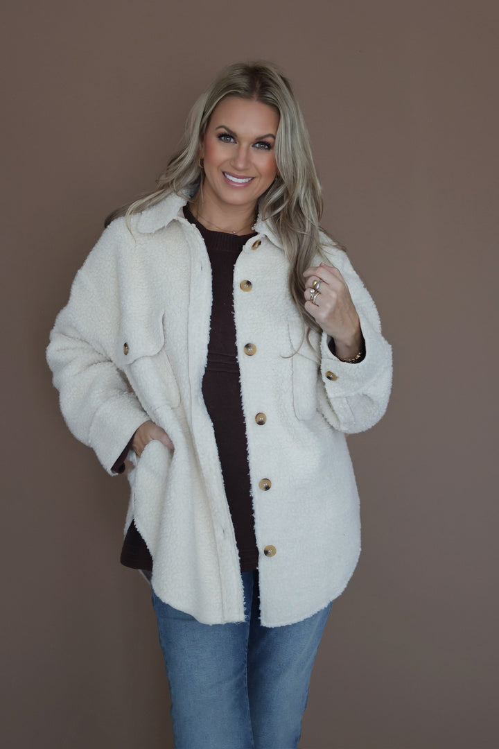 Sheep Fur Jacket-(FINAL SALE)