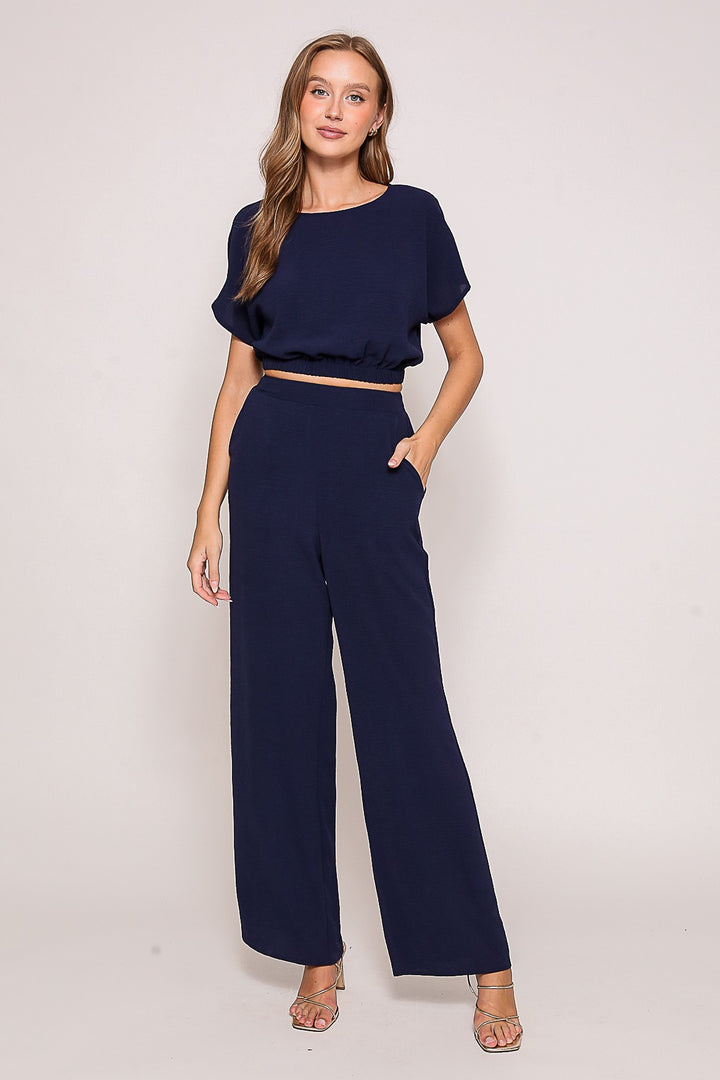 Market Find Top- Navy (FINIAL SALE)