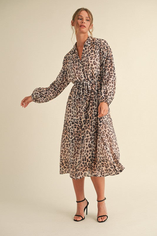 Wild Ways Midi Dress- Final Sale