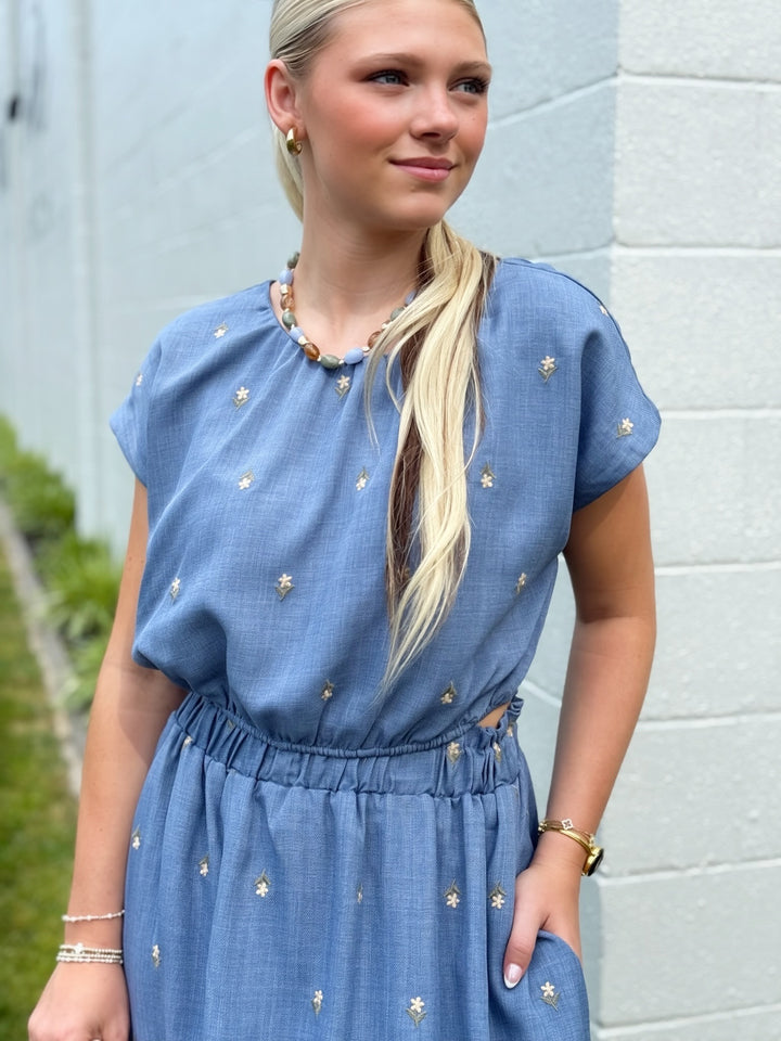 Rosemary Embroidered Top