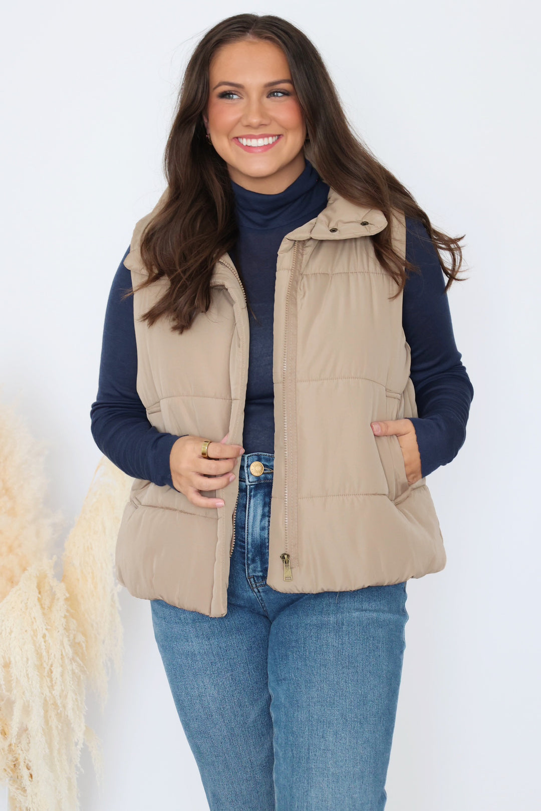 For The Road Turtleneck-Navy (FINAL SALE)