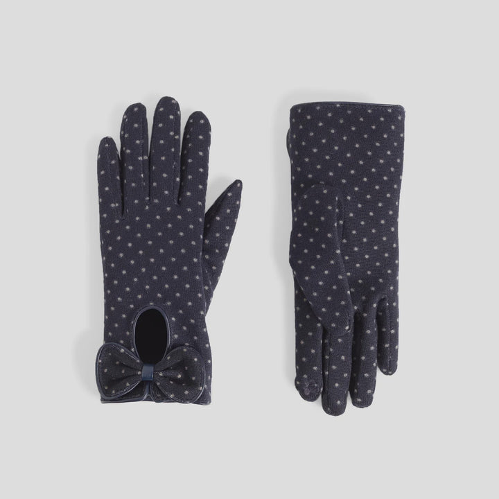Bow Dot Touchscreen Gloves