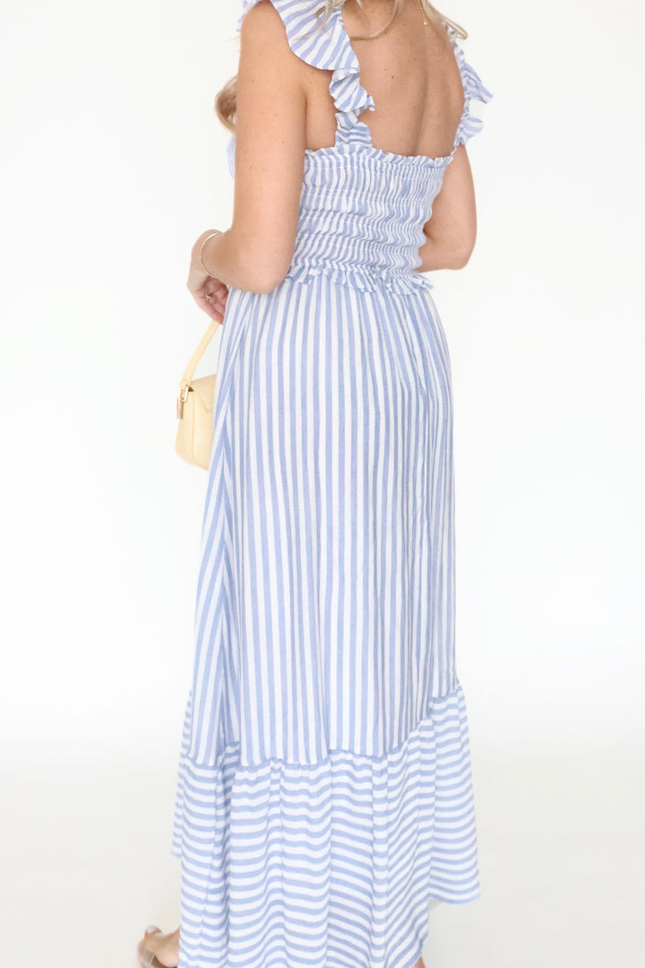Leona Smocked Midi Dress