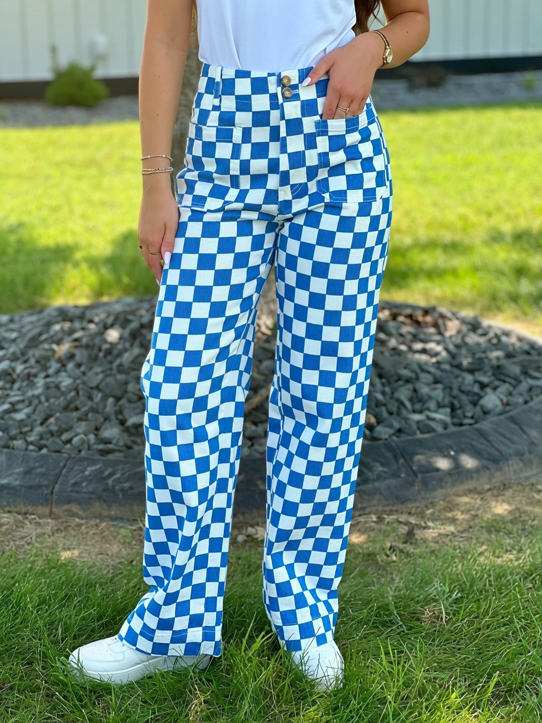 Demi Checkered Pants