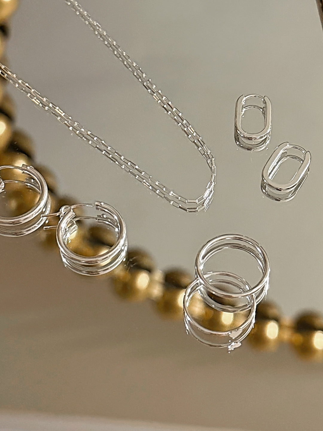 Sterling Silver Baby Link Necklace