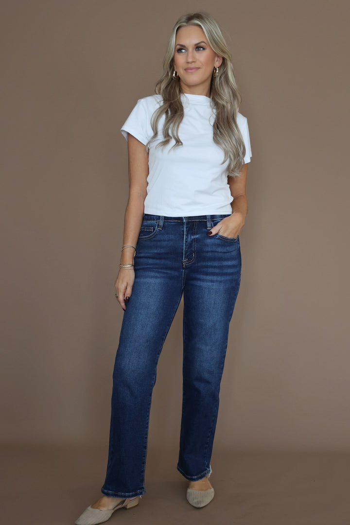 Bailey Tummy Control Jeans- Dark Wash