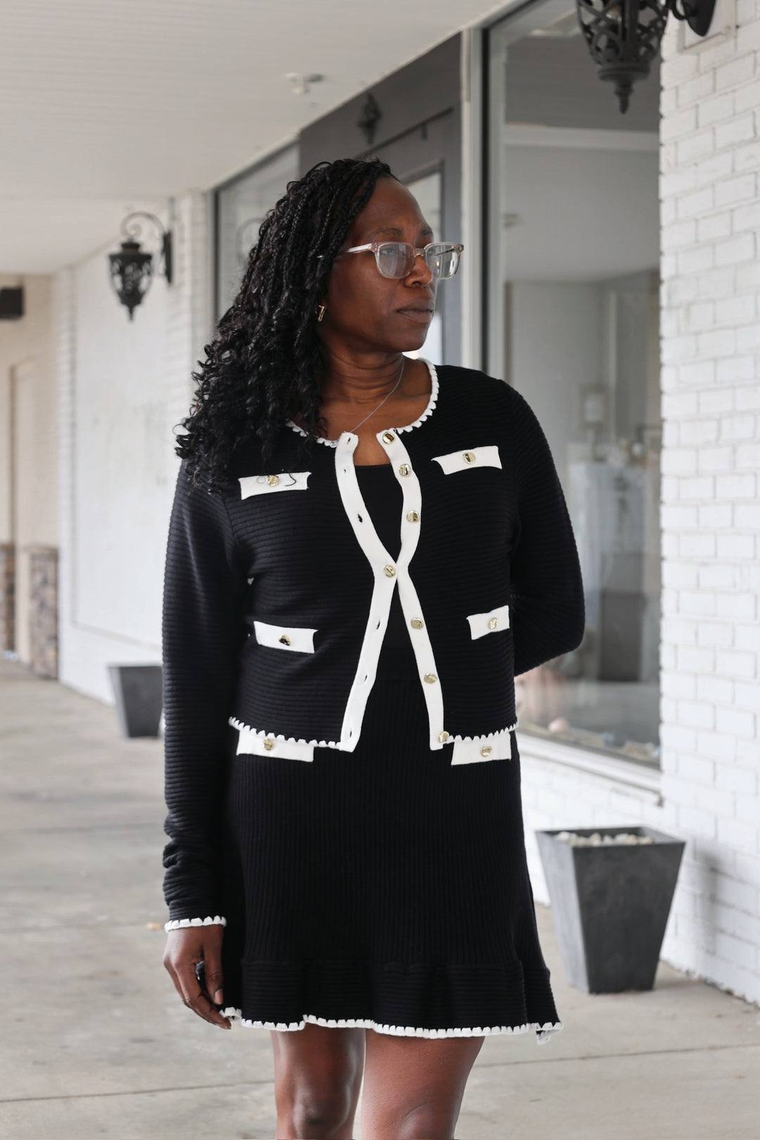 Elle Knit Cardigan-(FINAL SALE)