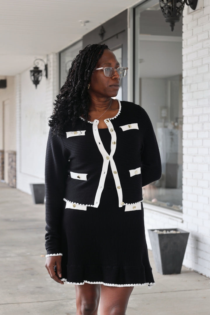 Elle Knit Cardigan-(FINAL SALE)