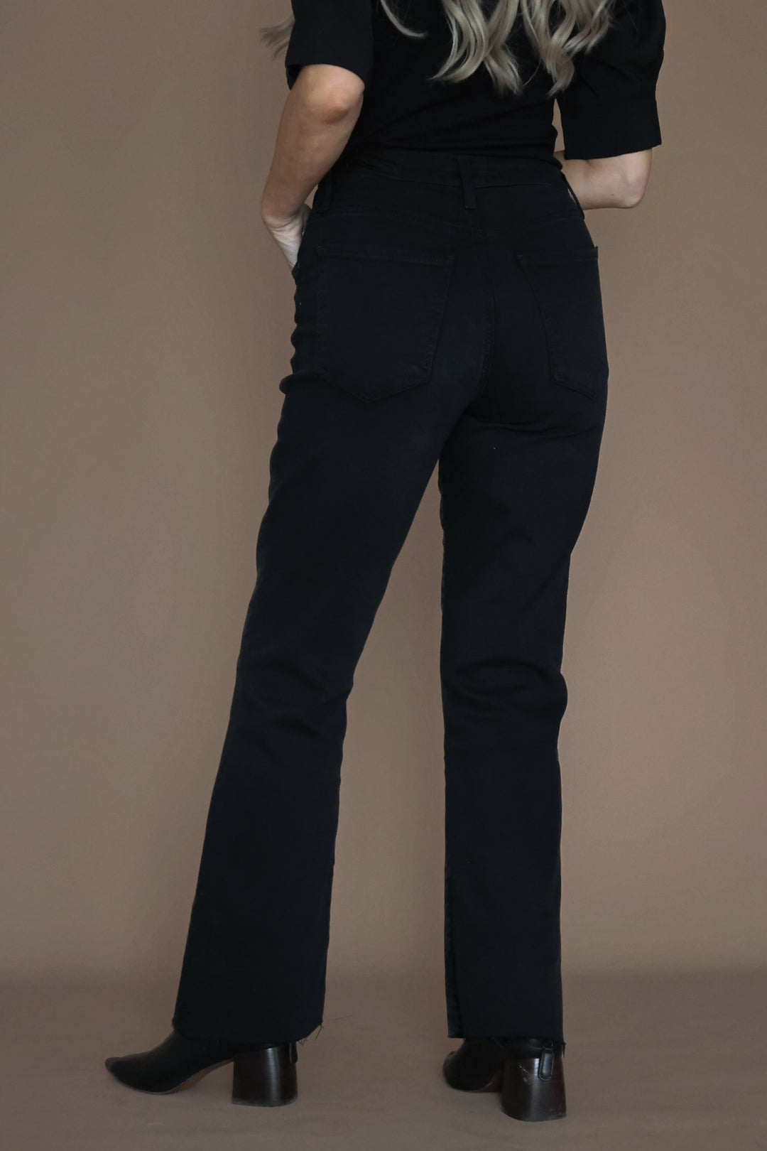 Kelsey Fab Ab Jeans- Firm Black