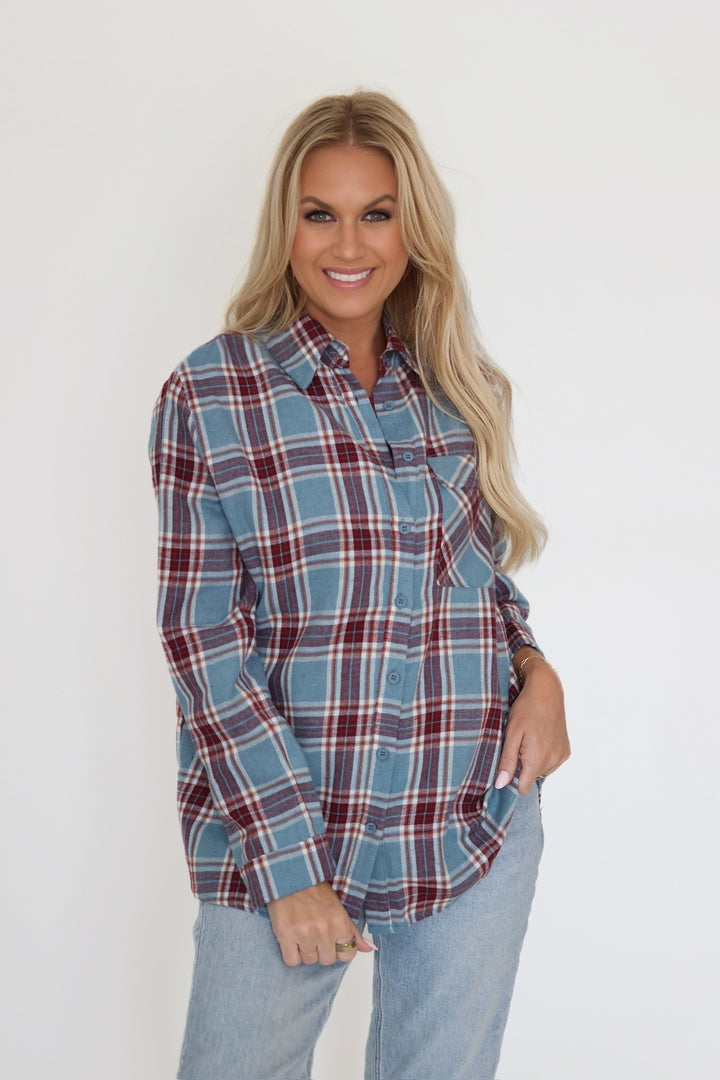 Flannel Cure Top (FINAL SALE)