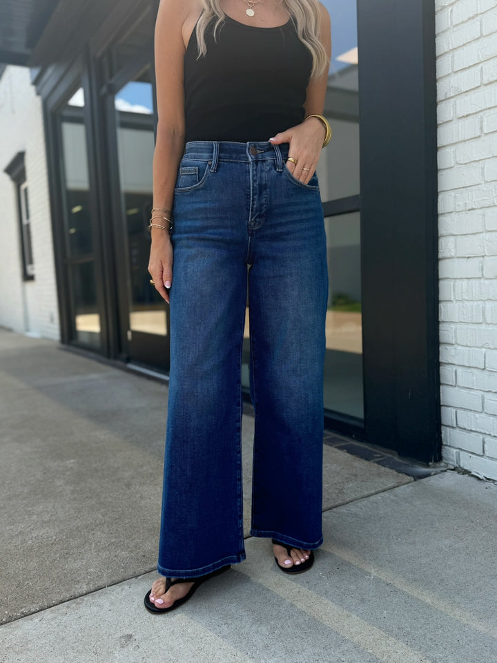 Katie Tummy Control Crop Jeans