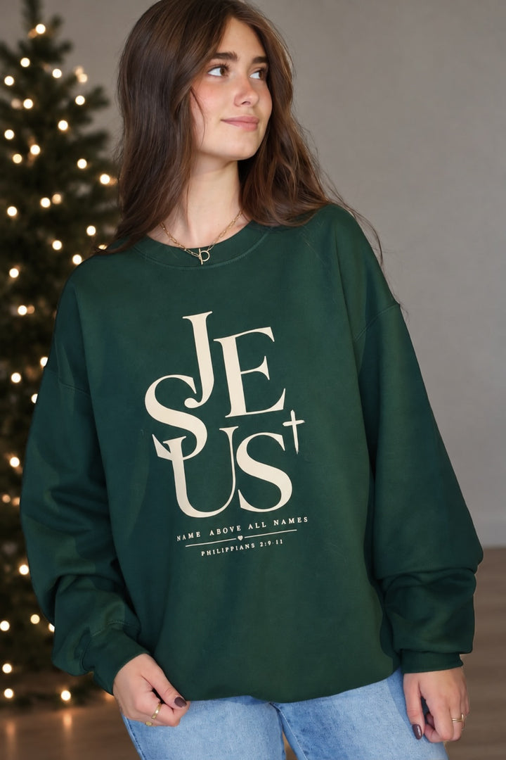 Jesus King of Christmas Sweatshirt