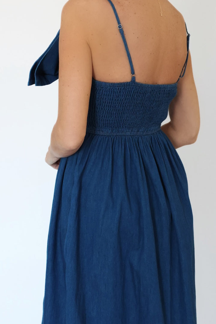 Miss Americana Bow Midi Dress (FINAL SALE)