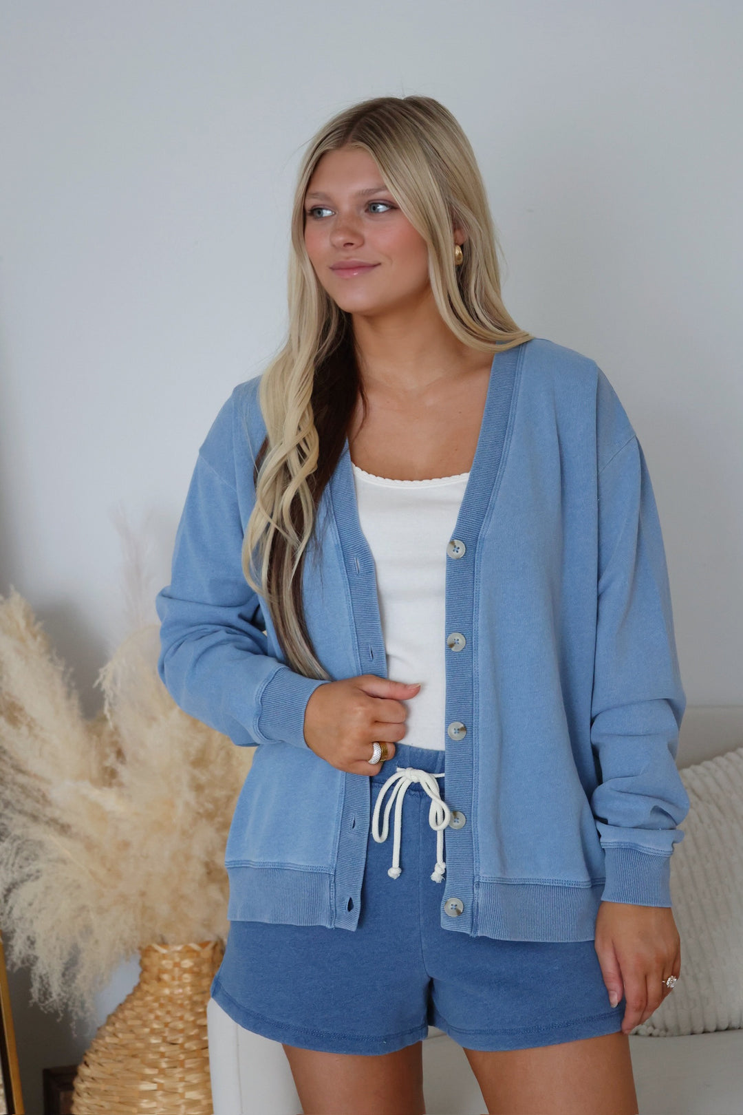 Dazed End Denim Cardigan
