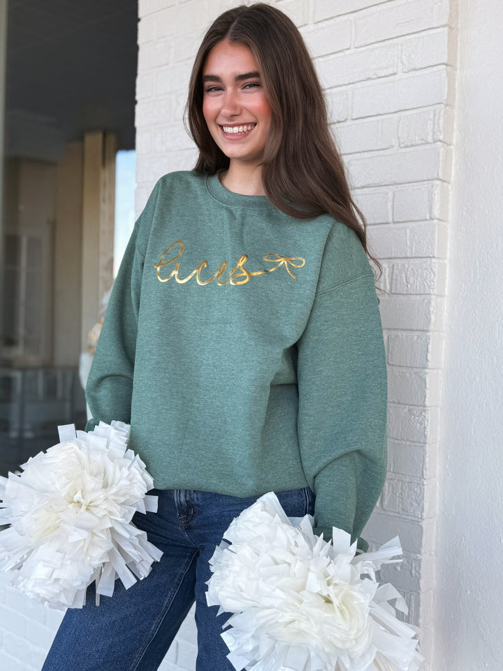 Aces Bow Sweatshirt