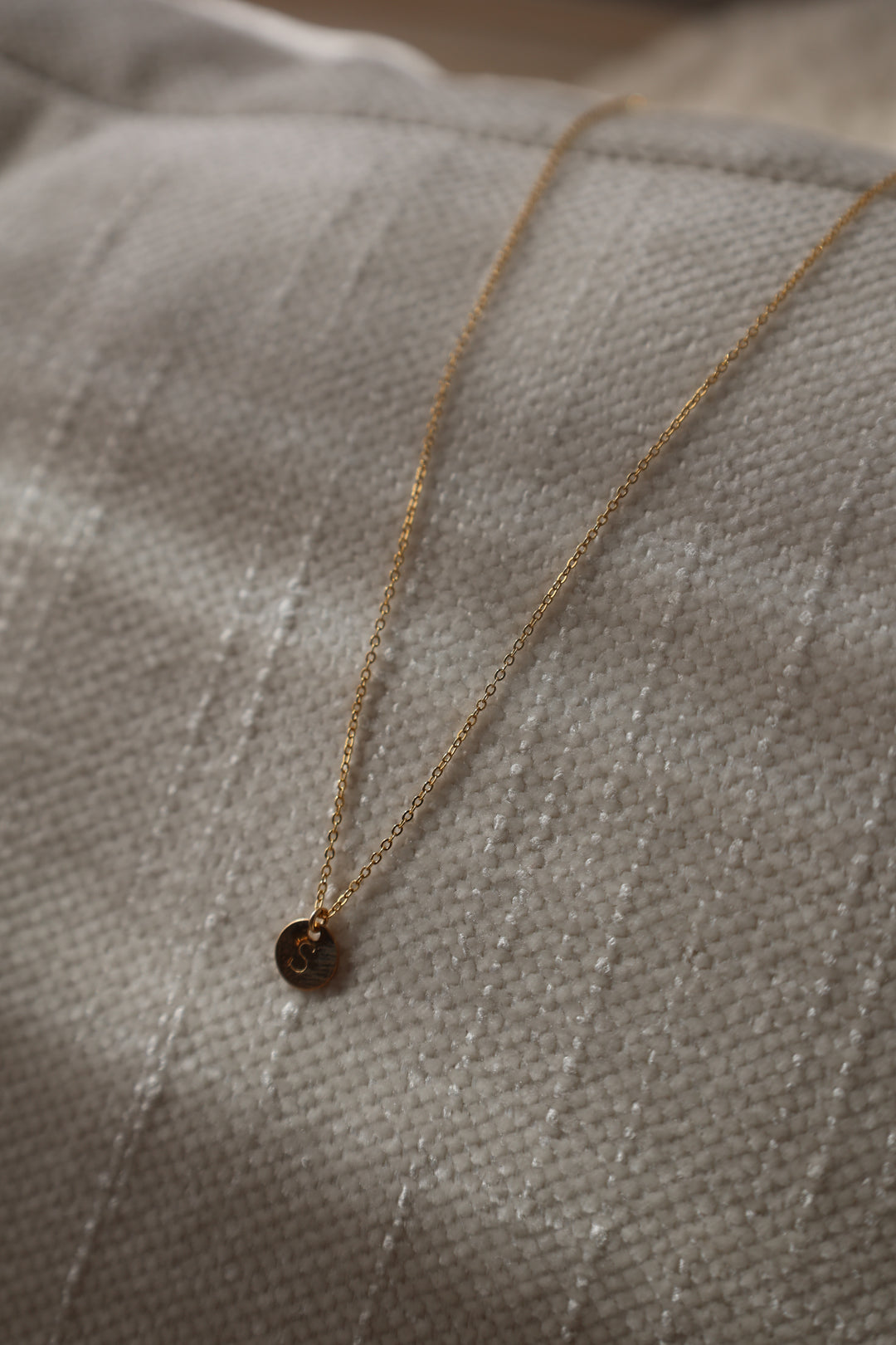 Gold Filled Initial Necklace