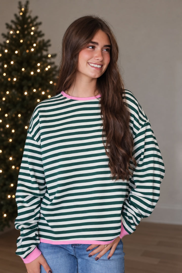 Paper Stripe Sweatshirt