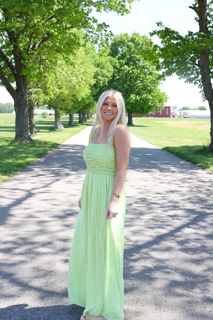 Jo Smocked Maxi Dress