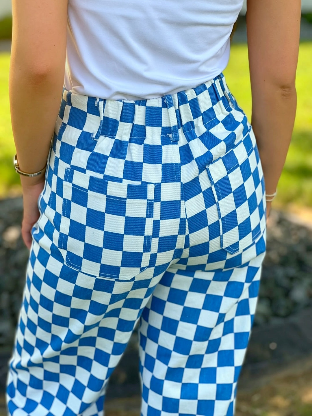 Demi Checkered Pants