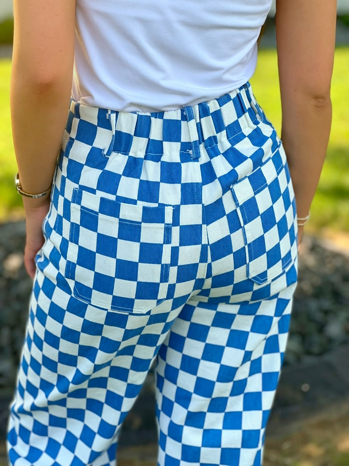 Demi Checkered Pants