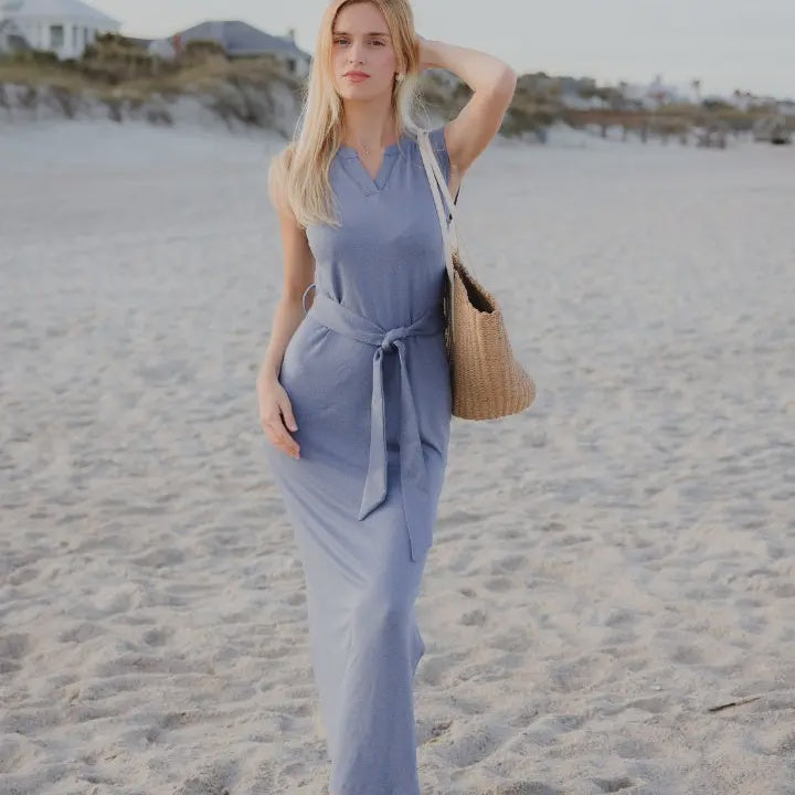 Charlotte Belted Maxi Dress(final sale)
