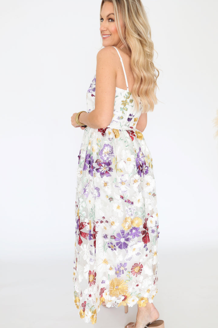 Garden Gate Midi Dress