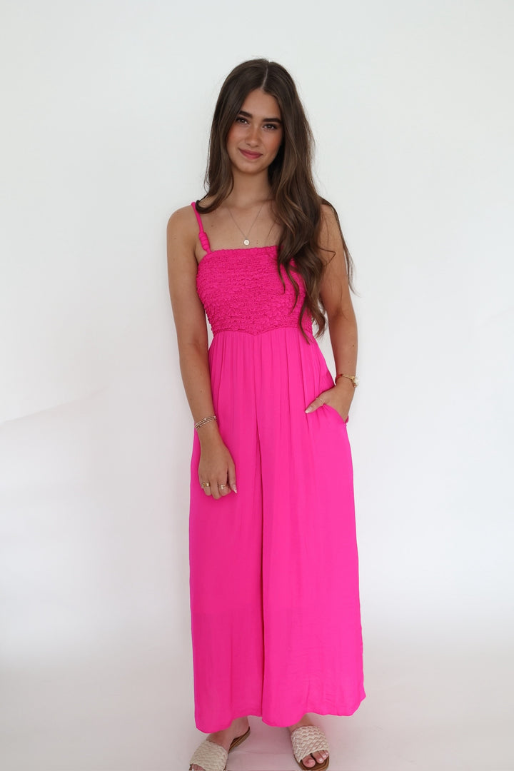 Rosie Smocked Jumpsuit