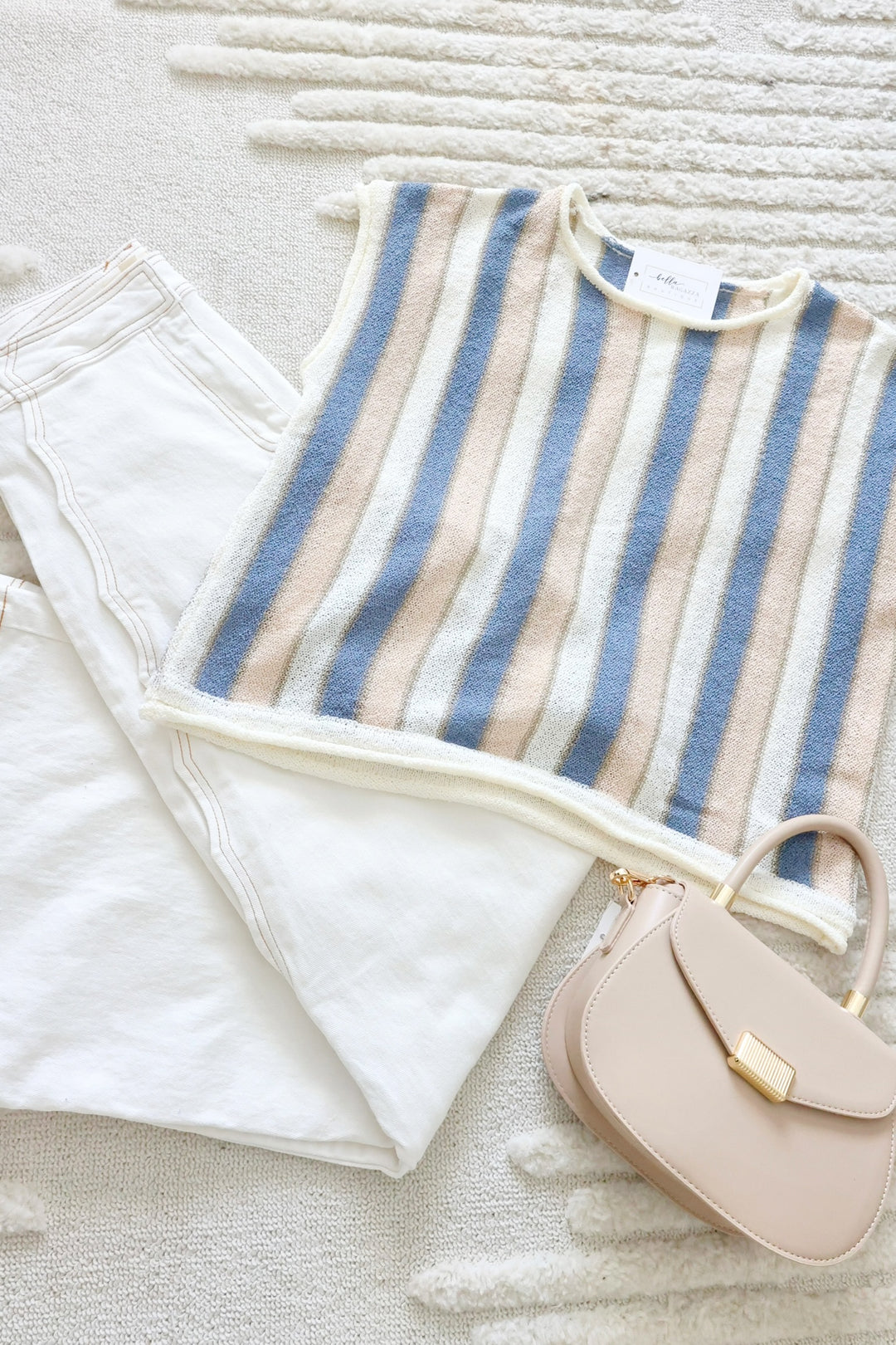 Lucy Striped Sweater Top