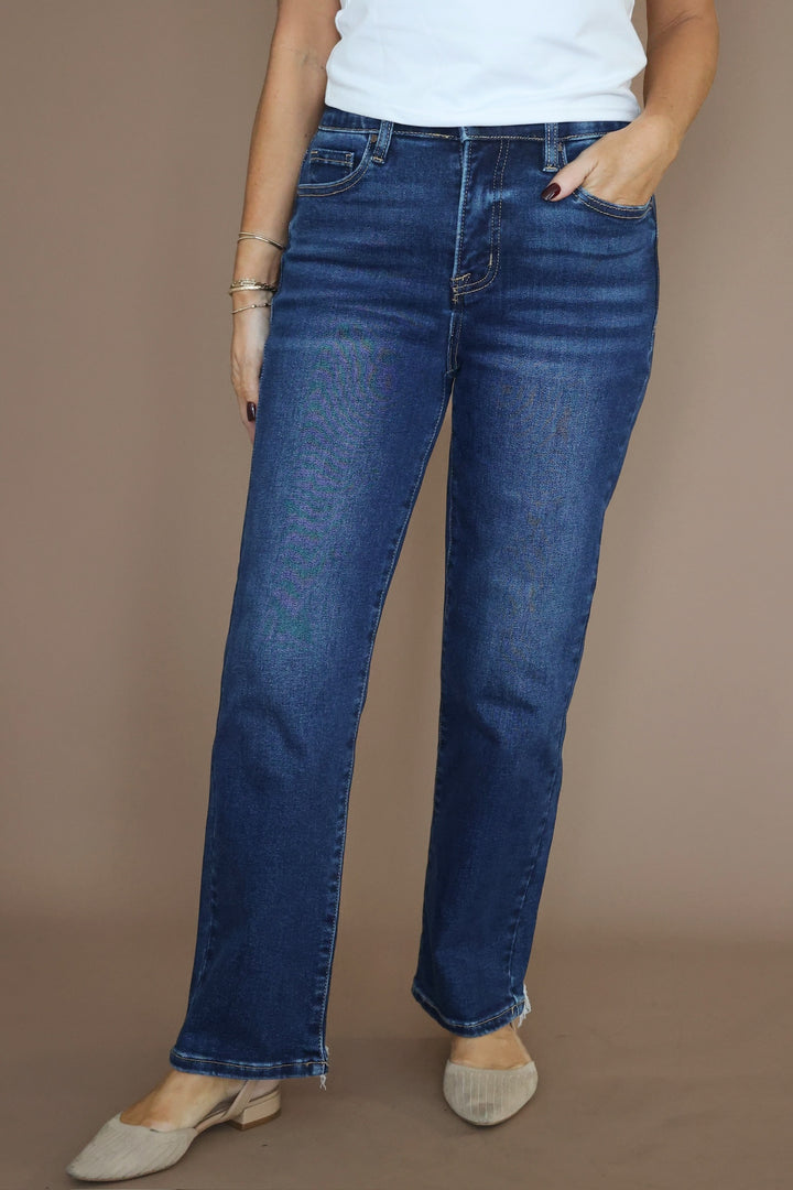 Bailey Tummy Control Jeans- Dark Wash