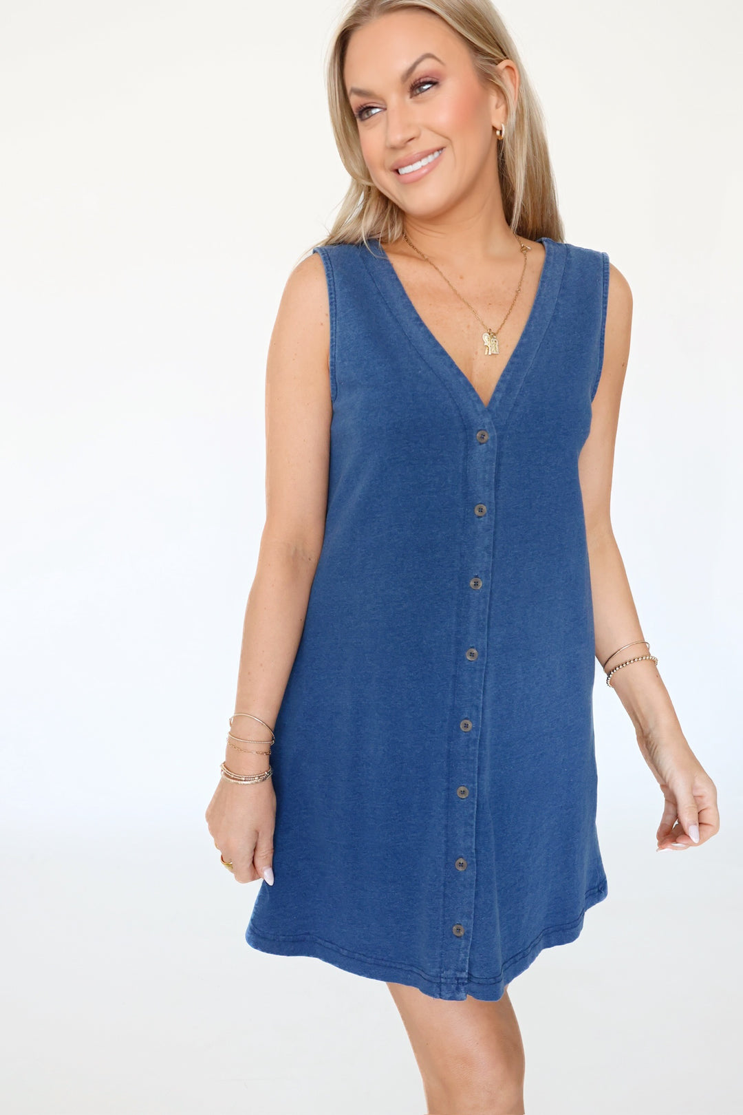 Solace Denim Mini Dress